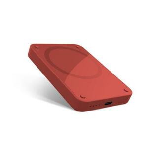 iStores by Epico 4200mAh Magnetic Wireless Power Bank - red