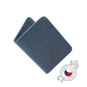 Kožená peněženka FIXED Wallet XL, modrá