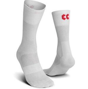 Kalas ponožky vysoké RIDE ON Z bílé/červené vel.37-39