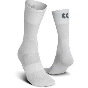 Kalas ponožky vysoké RIDE ON Z bílé/šedé vel.40-42