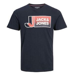 Jack&Jones Pánské triko JCOLOGAN Standard Fit 12228078 Navy Blazer S