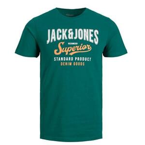 Jack&Jones Pánské triko JJELOGO Regular Fit 12220500 Storm S