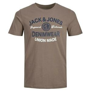 Jack&Jones Pánské triko JJELOGO Regular Fit 12220500 Falcon XL