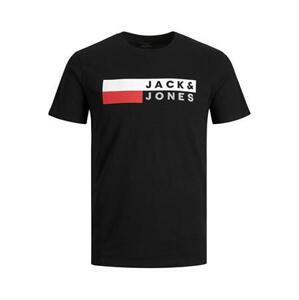 Jack&Jones Pánské triko JJECORP Standard Fit 12151955 Black Play 4 XL