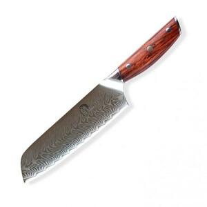 Nůž Dellinger Santoku 7" (175mm) Rose-Wood Damascus