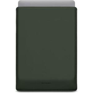 Woolnut Coated PU Sleeve pouzdro pro 16" MacBook Pro tmavě zelené