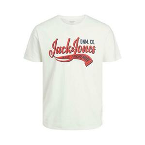 Jack&Jones Pánské triko JJELOGO Standard Fit 12233594 Cloud Dancer S