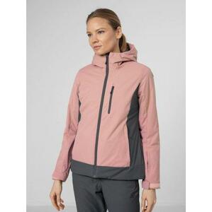 4F Dámská lehká lyžařská bunda dark pink XS