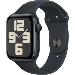 Apple Watch SE (2022) GPS 44mm sportovní silikonový řemínek temně inkoustový S/M
