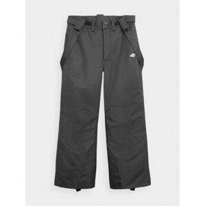 4F Chlapecké lyžařské kalhoty - velikost 134 black 128, Černá