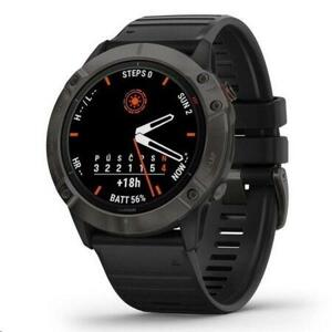 Garmin GPS sportovní hodinky Fenix 6X Pro Solar Titan 51mm, EU