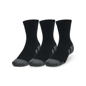 Under Armour Unisex ponožky Performance Cotton 3p Qtr black M, Černá, 40 - 42