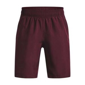 Under Armour Chlapecké kraťasy Woven Graphic Shorts - velikost YS dark maroon YM, 137, –, 150