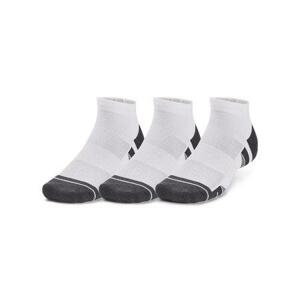 Under Armour Unisex ponožky Performance Tech 3pk Low white XL, Bílá, 46 - 48