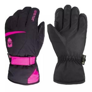 Eska Dětské lyžařské rukavice Number One GTX black/pink L