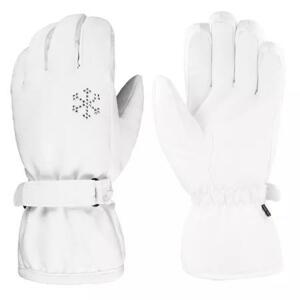 Eska Dámské lyžařské rukavice Elite Shield white 7,5, Bílá