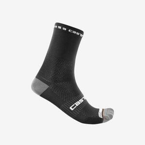 Castelli - pánské ponožky Rosso Corsa Pro 15, black L/XL