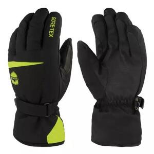 Eska Lyžařské rukavice Number One Adults GTX black/acid lime 8,5
