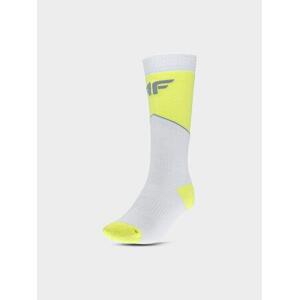 4F Dětské lyžařské ponožky - velikost 32-35 lemon neon 36-38
