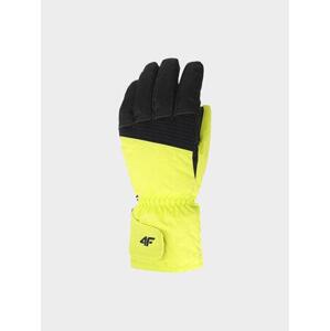 4F Pánské lyžařské rukavice canary green M