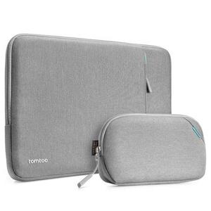 Tomtoc puzdro Recycled Sleeve with Pouch pre Macbook Pro 16" 2021 - Gray