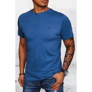 Dstreet Obyčejné indigo pánské tričko RX5043 XXL, Modrá
