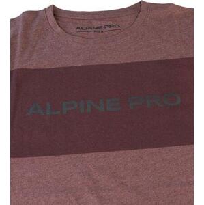 Alpine Pro triko pánské krátké ZEBARO hnědé L