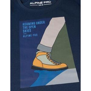 Alpine Pro triko pánské krátké KADES modré XXL, Modrá