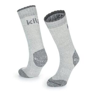 Kilpi Hrubé ponožky z merino vlny LECCO-U světle šedé Velikost: 43, LGY