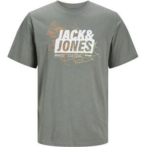 Jack&Jones Pánské triko JCOMAP Regular Fit 12252376 Agave Green L