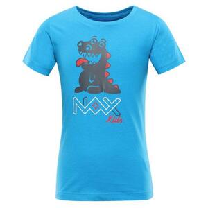 NAX Dětské bavlněné triko LIEVRO blue jewel varianta pb 116-122, 116/122
