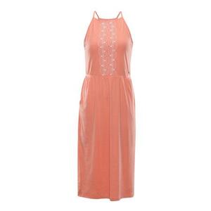 ALPINE PRO Dámské šaty GYRA peach pink varianta pe M, Oranžová