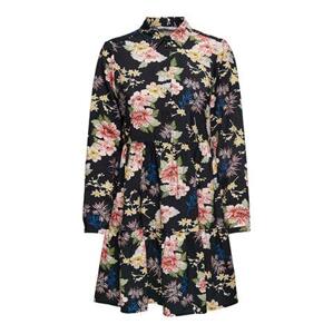 ONLY Dámské šaty ONLSANDY Regular Fit 15285656 BLACK W/LENA FLOWER XS