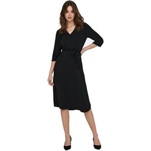 Jacqueline de Yong Dámské šaty JDYLION Regular Fit 15207813 Black 40