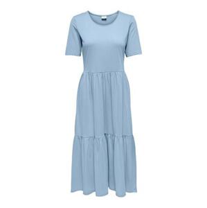 Jacqueline de Yong Dámské šaty JDYDALILA Loose Fit 15195291 Cashmere Blue S