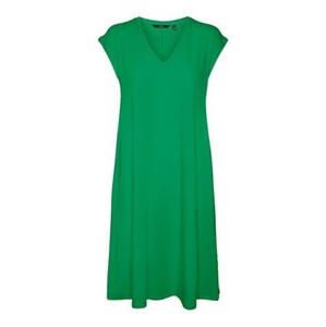 Vero Moda Dámské šaty VMMARIJUNE Relaxed Fit 10281918 Bright Green S