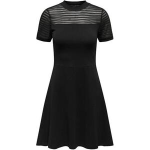 ONLY Dámské šaty ONLNIELLA Slim Fit 15315786 Black XS