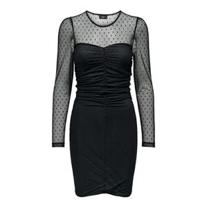 Jacqueline de Yong Dámské šaty JDYGABBY Regular Fit 15309493 Black L
