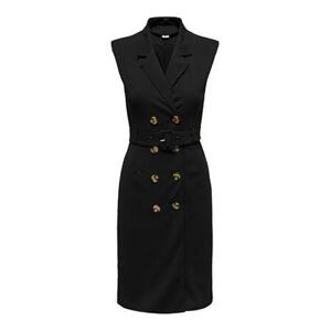 Jacqueline de Yong Dámské šaty JDYMEKKO Regular Fit 15309554 Black L