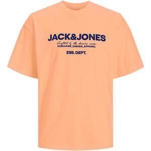 Jack&Jones Pánské triko JJGALE Relaxed Fit 12247782 Apricot Ice XL