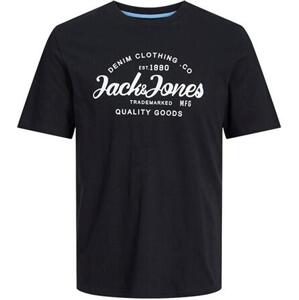 Jack&Jones Pánské triko JJFOREST Standard Fit 12247972 Black M