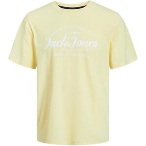 Jack&Jones Pánské triko JJFOREST Standard Fit 12247972 French Vanilla S