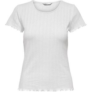 ONLY Dámské triko ONLCARLOTTA Tight Fit 15256154 White M