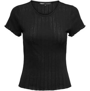 ONLY Dámské triko ONLCARLOTTA Tight Fit 15256154 Black XL