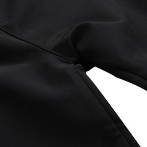 Alpine Pro kalhoty dětské dlouhé SMOOTO softshellové černé 116/122