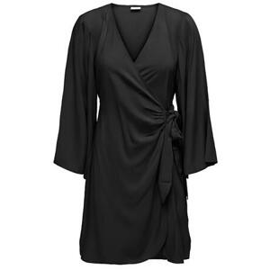 Jacqueline de Yong Dámské šaty JDYSEZEN Regular Fit 15321349 Black M