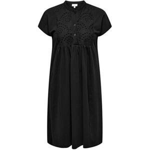 ONLY CARMAKOMA Dámské šaty CARSILLAH Regular Fit 15317092 Black 3XL/4XL, XXXL