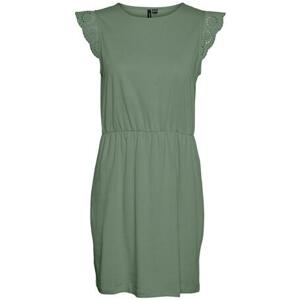 Vero Moda Dámské šaty VMEMILY Regular Fit 10305216 Hedge Green L