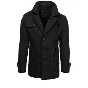Dstreet Černý pánský kabát CX0440 Velikost: XL, Černá