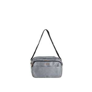 Fashionhunters Dámská messenger taška z ekokůže v šedé barvě.Velikost: ONE SIZE, JEDNA, VELIKOST